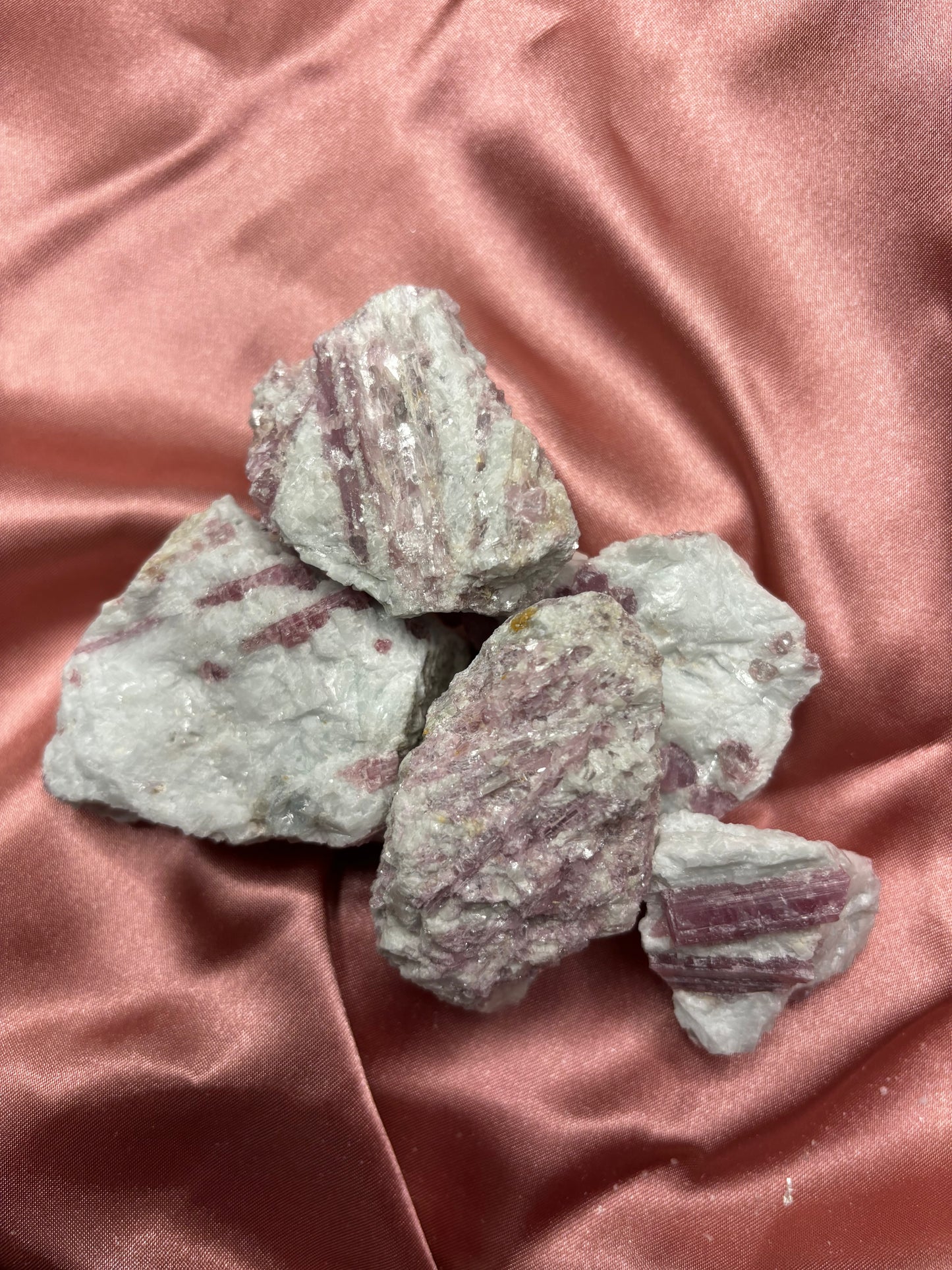 Pink Tourmaline Rough Stone