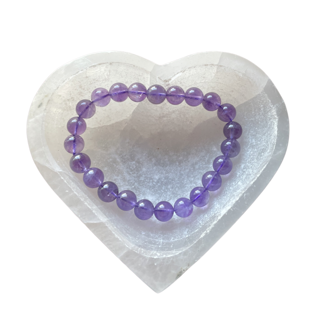 Amethyst Bead Bracelet