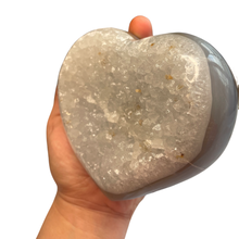 Load image into Gallery viewer, Agate Druzy Heart
