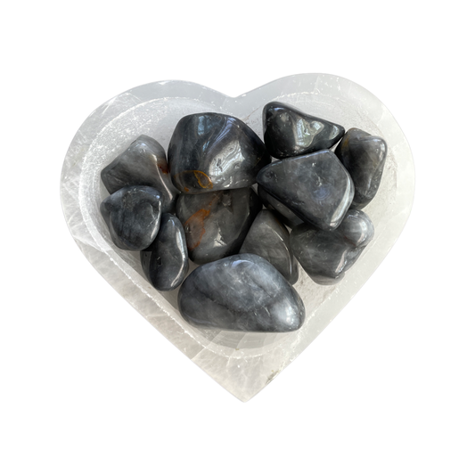 Grey Quartz Tumbled Stone