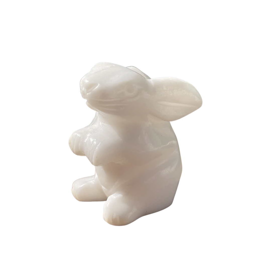 White Onyx Bunny