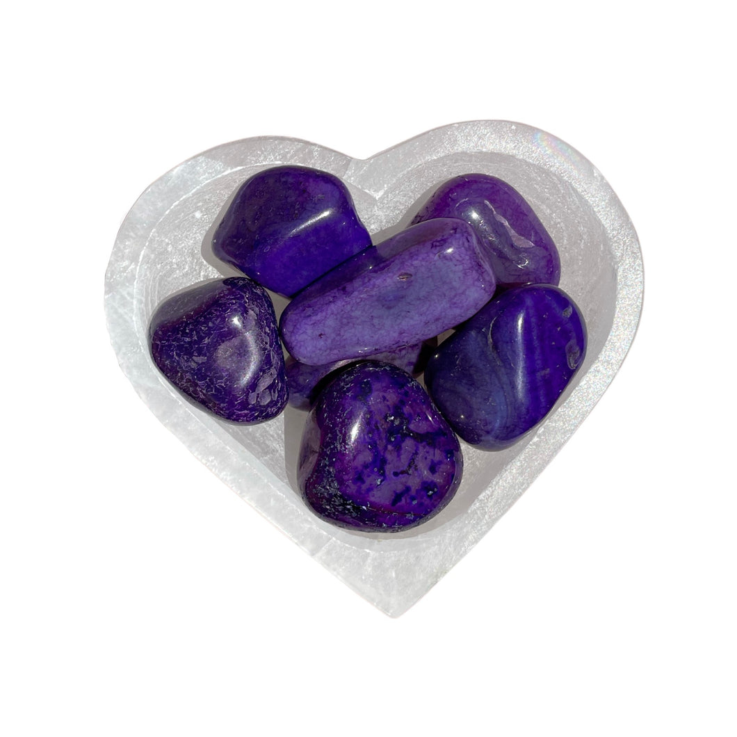 Purple Agate Tumbled Stone