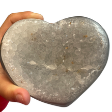 Load image into Gallery viewer, Agate Druzy Heart
