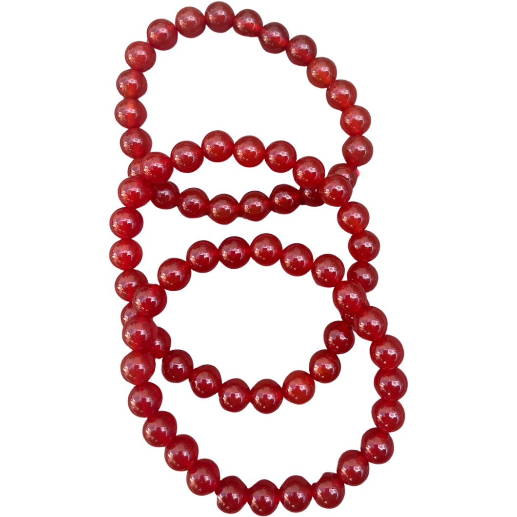 Carnelian Bead Bracelet