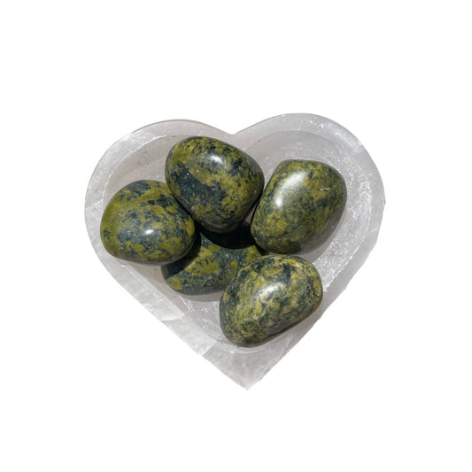 Green Jasper Tumbled Stone