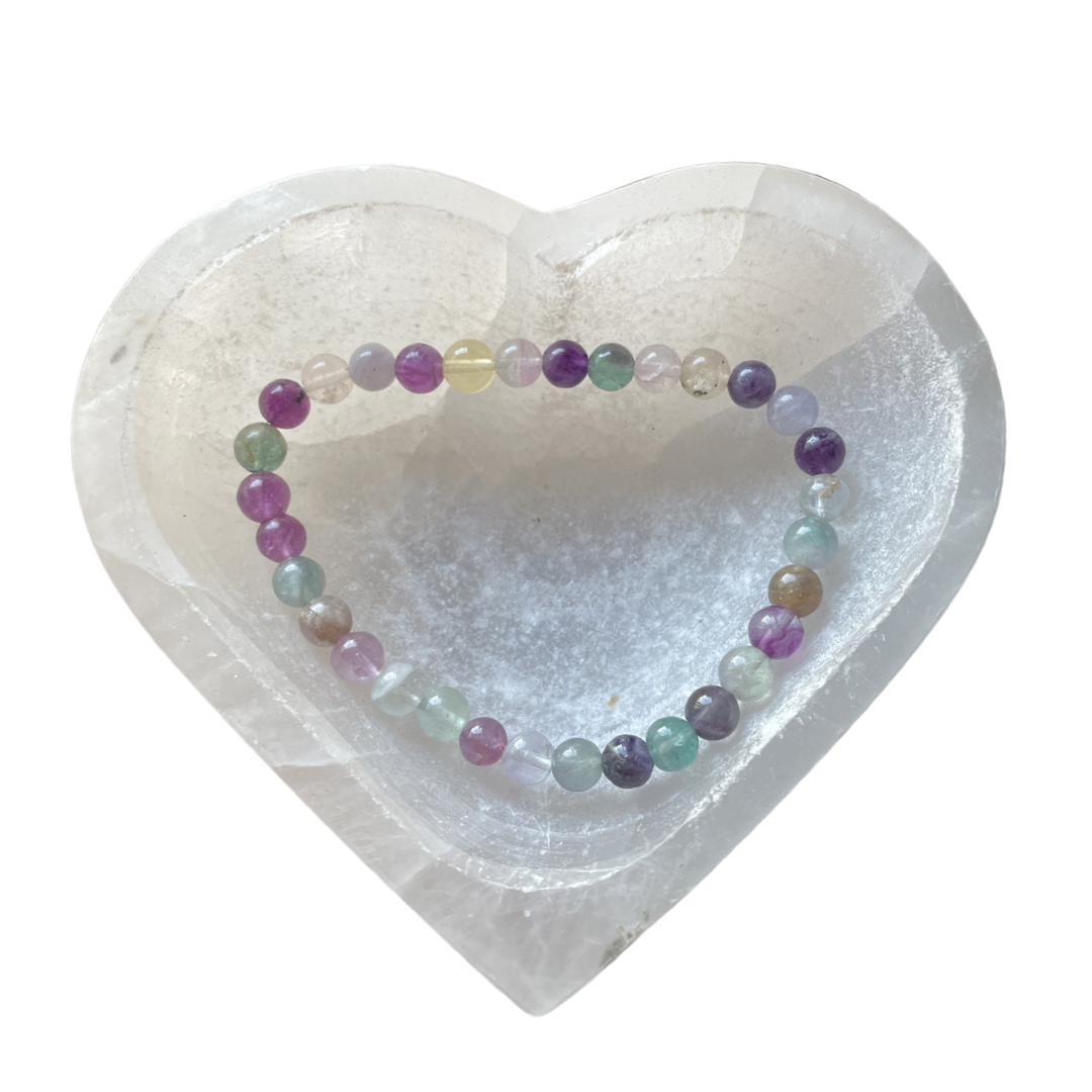 Fluorite Bead Bracelet