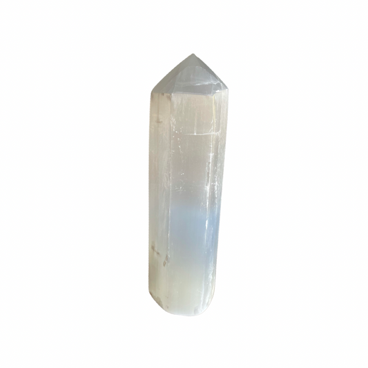 Selenite Large Thick Point