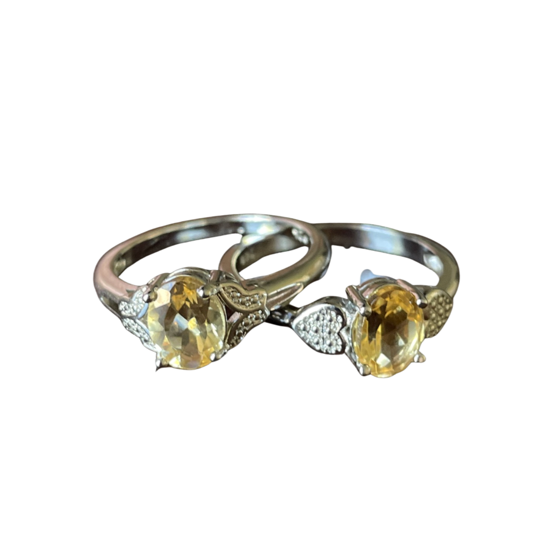 Natural Citrine Ring