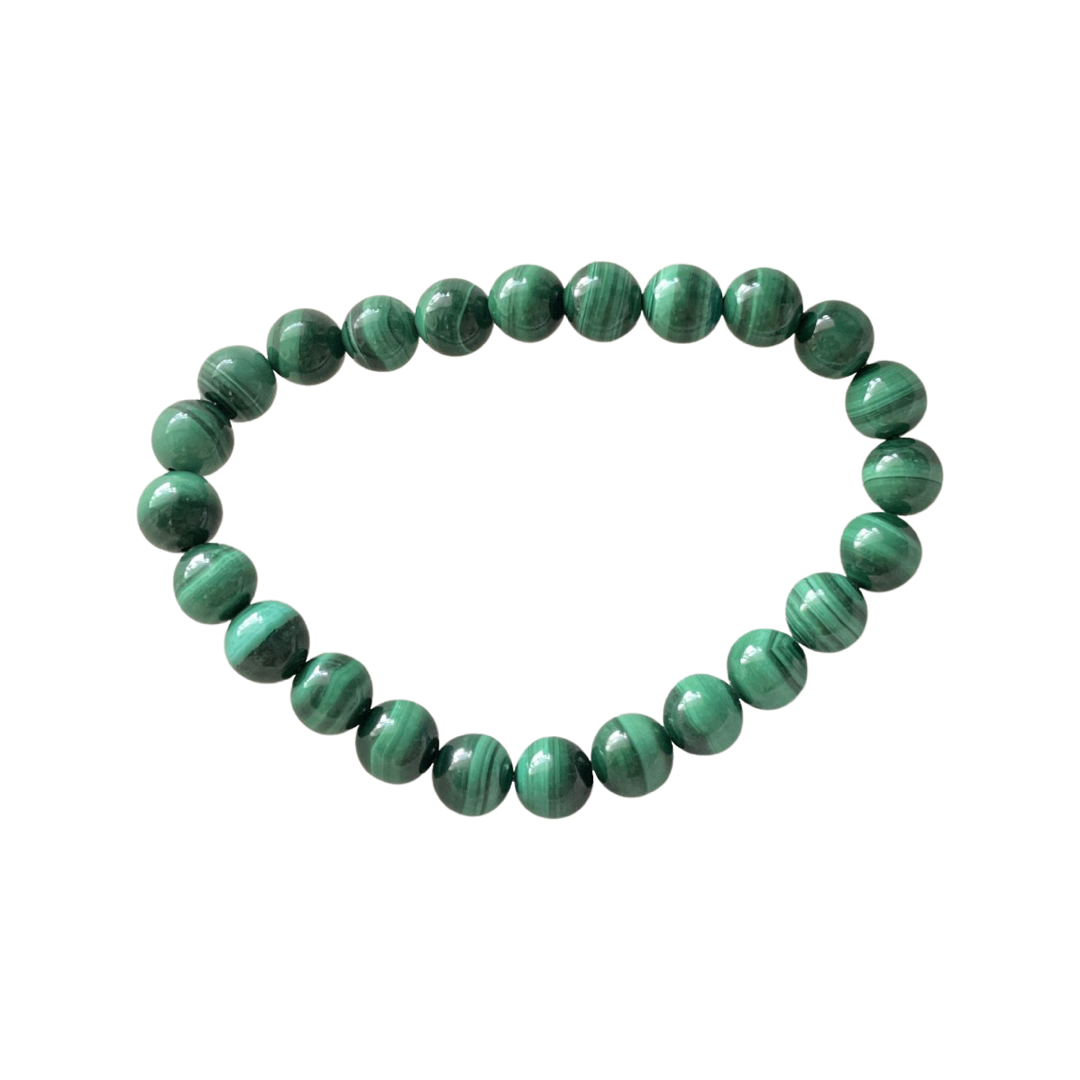 Malachite Bead Bracelet