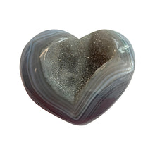 Load image into Gallery viewer, Agate Druzy Heart
