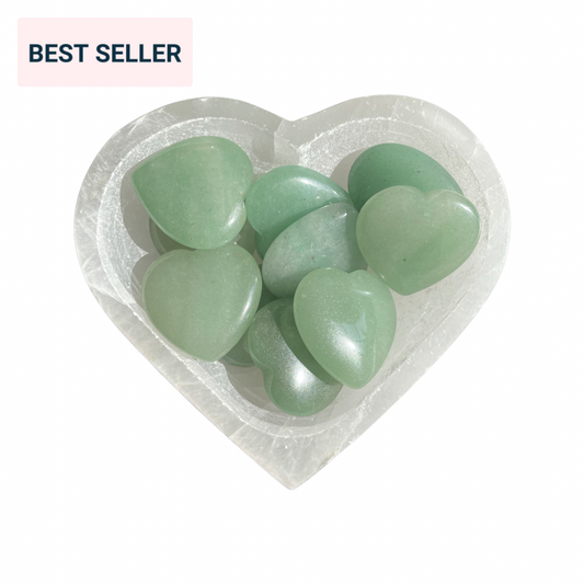 Green Aventurine Heart