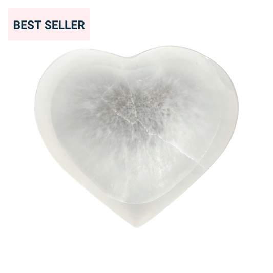 Selenite Heart Bowl